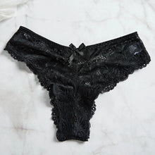 Load image into Gallery viewer, Seductive Lace Nightdress &amp; Panty Set - Transparent Red Sleepwear for Confident Women
