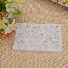Load image into Gallery viewer, Tree Leaf Mold Silicone Fondant Cake Decorating Tools Chocolate Baking Mould 3D Sugarcraft  Homemade Bakeware 3D Leaf Silicone Mold For Chocolate Candy Sugar Craft Cake Decoration Cupcake Decoration
