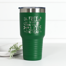 Load image into Gallery viewer, Tree Getting Lit 30 oz Engraved Tumbler
