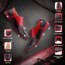 Load image into Gallery viewer, Tremont Genuine Leather Oxford Style Brogue Dress Shoes
