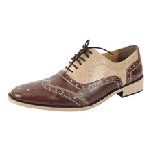 Load image into Gallery viewer, Tremont Genuine Leather Oxford Style Brogue Dress Shoes
