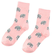Load image into Gallery viewer, Trendy Alpaca Elephant Fox Rabbit Animal socks Cotton Casual Socks Warm Unisex Streetwear Cute Funny Socks Short Happy Ankle Socks For Animal Lover Men And Women
