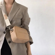 Load image into Gallery viewer, Trendy Designer Leather bag For Ladies And Shoulder Messenger Bags Simple Fashionable Letter Flap Females Crossbody Bag
