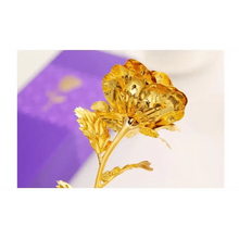 Load image into Gallery viewer, Trendy Flower Gift for Loved ones 24K Gold Rose Gift Big Rose with Gift Box Best Gift for Girlfriend Valentines Day
