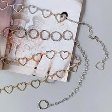 Load image into Gallery viewer, Trendy Heart Shaped Design Body Long Chain Ladies Belts Modern Metal Waist Chain Love Belts For Women
