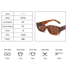 Load image into Gallery viewer, Trendy Rectangle Sunglasses for Women Narrow Square Frame Rectangle Sunglasses For Women New Luxury Glasses For Women/Men New Retro Style  Sun Glasses for Men
