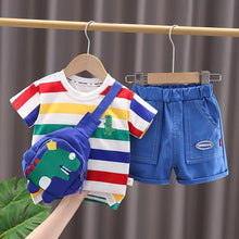 Load image into Gallery viewer, Trendy Summer Outfit for Boys | Two-Piece Set - # BAAA71710021 &amp; BOAA11310013
