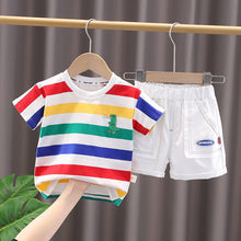 Load image into Gallery viewer, Trendy Summer Outfit for Boys | Two-Piece Set - # BAAA71710021 &amp; BOAA11310013
