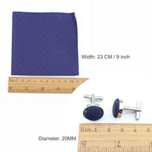 Load image into Gallery viewer, Trendy Tiny Dots Print Bowtie With Pocket Square And Cufflinks Set For Men Retro  Butterfly Party Wedding Bowties Without Box Stylish Ties Gift
