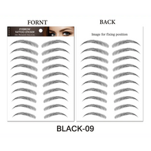 Load image into Gallery viewer, Trendy Waterproof  1 Piece Hair-liked Authentic Eyebrow Tattoo Sticker Waterproof Cosmetics Long Lasting Makeup False Eyebrows Stickers
