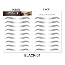 Load image into Gallery viewer, Trendy Waterproof  1 Piece Hair-liked Authentic Eyebrow Tattoo Sticker Waterproof Cosmetics Long Lasting Makeup False Eyebrows Stickers
