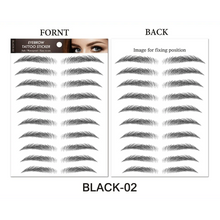 Load image into Gallery viewer, Trendy Waterproof  1 Piece Hair-liked Authentic Eyebrow Tattoo Sticker Waterproof Cosmetics Long Lasting Makeup False Eyebrows Stickers
