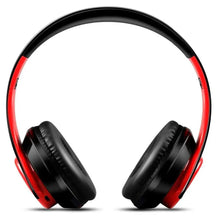 Load image into Gallery viewer, Wireless Headset Bluetooth Earphones and Headphone Foldable Adjustment Bluetooth Wired Headphones TF Card MP3 FM Radios For Online Class Business Trip Travel Video Conference
