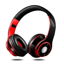 Load image into Gallery viewer, Wireless Headset Bluetooth Earphones and Headphone Foldable Adjustment Bluetooth Wired Headphones TF Card MP3 FM Radios For Online Class Business Trip Travel Video Conference
