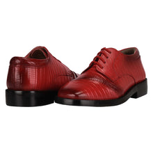 Load image into Gallery viewer, Trevor Leather Oxford Style Boys Dress Shoes
