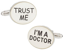 Load image into Gallery viewer, Trust Me Doctor Cufflinks
