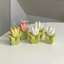 Load image into Gallery viewer, Tulip Candle Aroma Decoration Wedding Souvenir Birthday Gift Decoration Candles Handmade Delicate Tulip Flower Shape Candle  Perfect for Birthday Party Wedding Spa Home Decor
