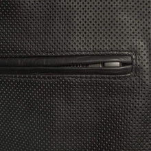 Load image into Gallery viewer, Turbine Men's Motorcycle Perforated Leather Jacket
