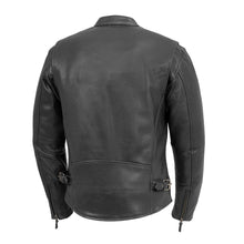 Load image into Gallery viewer, Turbine Men's Motorcycle Perforated Leather Jacket

