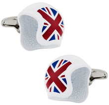 Load image into Gallery viewer, UK Helmet Cufflinks
