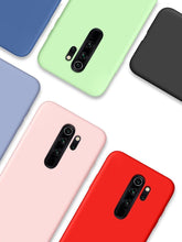 Load image into Gallery viewer, Ultra Thin Flexible Gel Protective Cover Soft Slim Solid Color Case Liquid Silicone Case For Xiaomi Redmi 9T Case For Mi 9 10 Redmi Note 9 9S 8 Pro Cover For Xiaomi Mi Note 10 Protective Bumper
