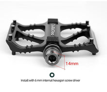 Load image into Gallery viewer, Ultralight 3 Bearings Pedal Bicycle Bike Pedal Anti-slip Footboard Bearing Quick Release Aluminum Alloy Bike Accessories Mountain Bike Pedals Non-Slip Lightweight Pedals Aluminum Alloy Sealed Bearing For Road Mountain
