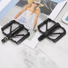 Load image into Gallery viewer, Ultralight 3 Bearings Pedal Bicycle Bike Pedal Anti-Slip Footboard Bearing Quick Release Aluminum Alloy Bike Accessories Non-Slip Mountain Bike Pedals Bicycle Platform Flat Pedals Aluminum Alloy Sealed Bearing Cycling Pedals
