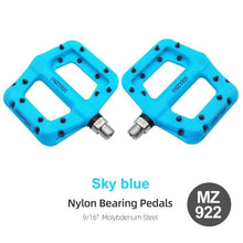 Load image into Gallery viewer, Ultralight Seal Bearings Bicycle Bike Pedals Cycling Nylon Road Pedals Flat Platform Bicycle Parts Accessories Mountain Bike Pedals Ultra Strong Machined Bicycle Flat Alloy Pedals Non-Slip

