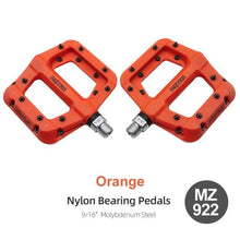 Load image into Gallery viewer, Ultralight Seal Bearings Bicycle Bike Pedals Cycling Nylon Road Pedals Flat Platform Bicycle Parts Accessories Mountain Bike Pedals Ultra Strong Machined Bicycle Flat Alloy Pedals Non-Slip
