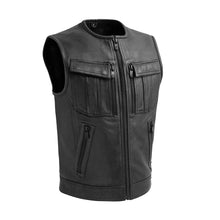 Load image into Gallery viewer, Unbeatable Men's Motorcycle Leather Vest
