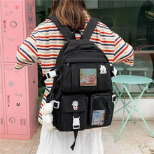 Load image into Gallery viewer, Unique Design Large Capacity With Multi-pocket Backpack For Women And Girls Waterproof College/School/Treval Bags
