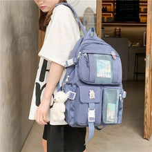 Load image into Gallery viewer, Unique Design Large Capacity With Multi-pocket Backpack For Women And Girls Waterproof College/School/Treval Bags
