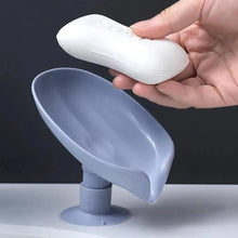 Load image into Gallery viewer, Unique Design Leaf Shape Soap Box Drain Soap Holder Box Bathroom Accessories Toilet Laundry Soap Box Bathroom Supplies Tray Gadgets
