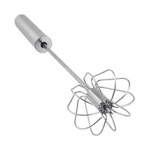 Load image into Gallery viewer, Unique Design Semi-automatic Egg Beater 304 Stainless Steel Egg Whisk Manual Hand Mixer Self Turning Egg Stirrer Kitchen Accessories Egg Tools
