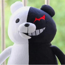 Load image into Gallery viewer, Unique Design Super Danganronpa 2 Monokuma Black &amp; White Bear Plush Toy Soft Stuffed Animal Dolls Birthday Gift for Children
