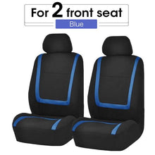 Load image into Gallery viewer, Unique Flat Cloth Car Seat Cover Detachable Headrests Solid Bench Flat Cloth Car Seat Cover Car Seat Covers Full Set Flat Cloth Full Set Car Seat Covers Front Rear Split Bench Protection Interior Accessories Universal Car Seat Cover Universal Fit for Cars
