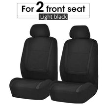 Load image into Gallery viewer, Unique Flat Cloth Car Seat Cover Detachable Headrests Solid Bench Flat Cloth Car Seat Cover Car Seat Covers Full Set Flat Cloth Full Set Car Seat Covers Front Rear Split Bench Protection Interior Accessories Universal Car Seat Cover Universal Fit for Cars
