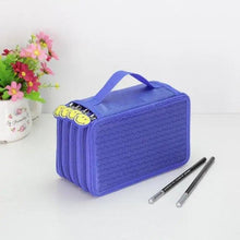 Load image into Gallery viewer, Unique Purple Cute Big 36/48/72 Holes Stationery Students Pencil Case High Quality Large Capacity Pencil Box
