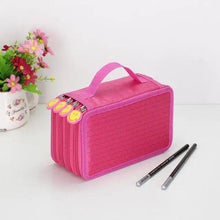 Load image into Gallery viewer, Unique Purple Cute Big 36/48/72 Holes Stationery Students Pencil Case High Quality Large Capacity Pencil Box
