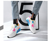 Load image into Gallery viewer, Unisex Air Cushion Sneakers Men's Colorful Casual  Fashion Jogging Sneakers Outdoor Sports Sneakers Lace Up Unisex Walk Women's Air Athletic Running Sneakers
