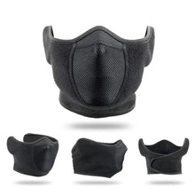 Load image into Gallery viewer, Unisex Breathable Black Half Ski Windproof Sport Mask Face Cover Ear Warmer For Winter Weather Men Running Thermal Masks Scarf Snowboard Ski Mask Neck Warmer
