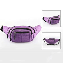 Load image into Gallery viewer, Unisex Casual Chest Belt Simple Waist Bag Adjustable Fanny Pack Pouch Outdoors Traveling Bag
