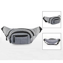 Load image into Gallery viewer, Unisex Casual Chest Belt Simple Waist Bag Adjustable Fanny Pack Pouch Outdoors Traveling Bag
