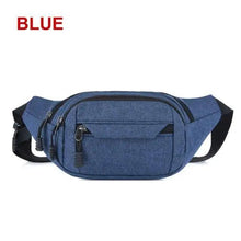 Load image into Gallery viewer, Unisex Casual Crossbody Women Waist Bag Retro Design Large Capacity Canvas Travel Adjustable Phone Bag Fanny Hip Bags Hands-Free Wallets Waist Pack
