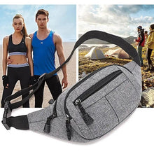 Load image into Gallery viewer, Unisex Classic Design Sports Fanny Pack Stylish Waist Bag Large Capacity Outdoor Travel Waist Bag
