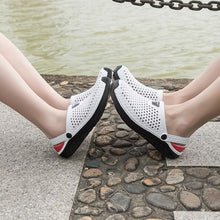 Load image into Gallery viewer, Unisex Fashion Beach Sandals Thick Sole Slipper Waterproof Anti-Slip Sandals Flip Flops Summer Breathable Mesh Sandals Beach Footwear Anti-Slip Slippers Quick Drying Sandals
