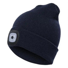 Load image into Gallery viewer, Unisex Fashion LED Light Knitted Hat For Men Women Trendy Elastic Beanie Cap Headlamp Winter Knit Lighted Headlight Headlamp Cap
