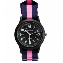 Load image into Gallery viewer, Unisex Fashion Nylon Fabric Kids Children Watch Sport Thin Students Canvas Quartz Dress Wristwatch Military Time Watch  Field Outdoor Sport Mens Wristwatch With Slip-Thru Nylon Band
