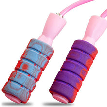 Load image into Gallery viewer, Unisex Fitness  Jump Ropes With Counter Sports Fitness Adjustable Fast Speed Counting Jump Skip Rope Wire Calories Counting Cordless Rope Skipping For Adult Boys Girls
