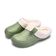 Load image into Gallery viewer, Unisex Home Shoes Winter Clogs Indoor Plush Warm Slippers Sandals For Women New Fashion Footwear Soft Slides Cozy Indoor Outdoor Knit Slipper Clog With Plush Warm Fur Lining Slippers For Women
